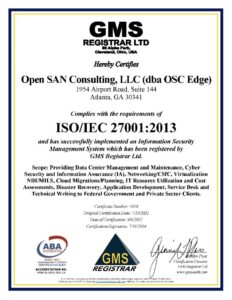 ISO 27001: 2013